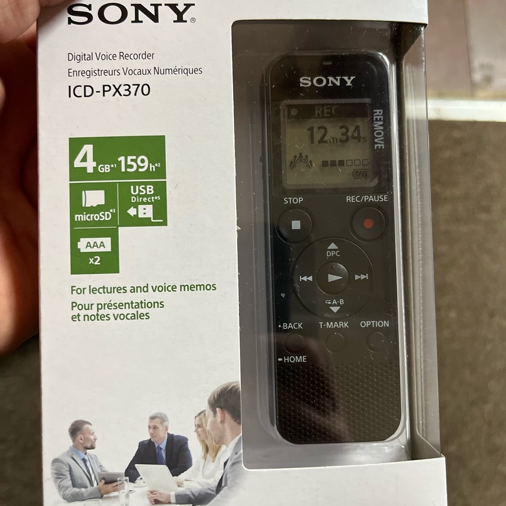 New voice recorder